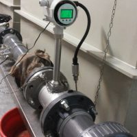 Vortex Flowmeter Using In Working Site (3)